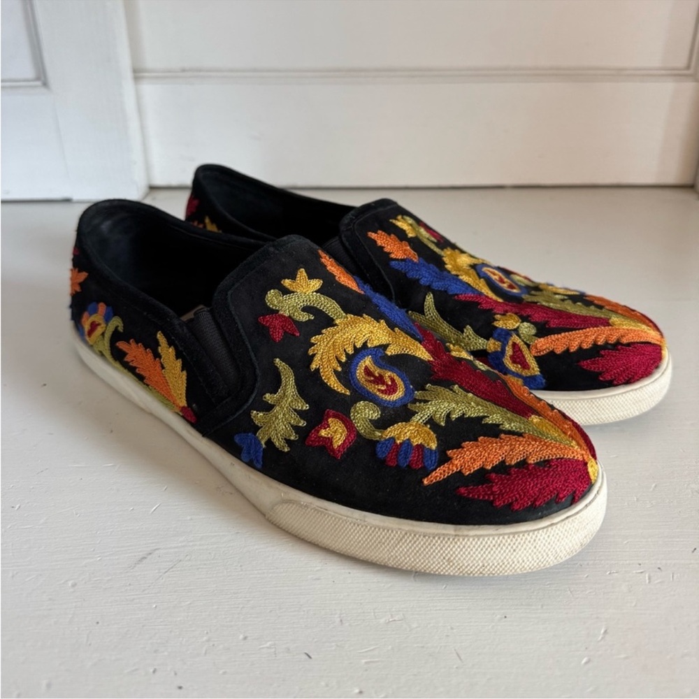 Alice + Olivia‎ Sasha floral embroidered slip on shoes size 39.5 (US 9) - Picture 2 of 12